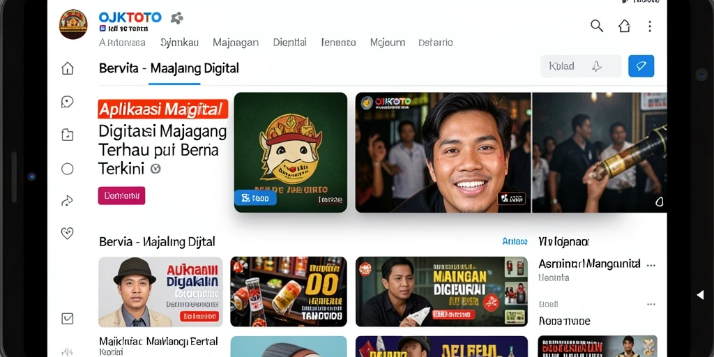 Tampilan antarmuka OJKTOTO yang menarik dan fungsional.